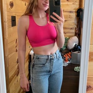 Pink Crop Top